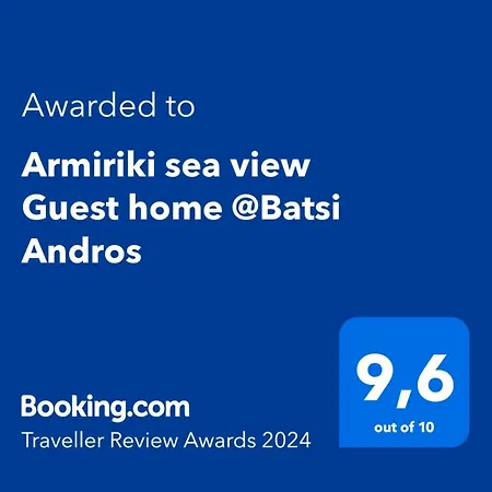 Casa vacanze Armiriki Sea View Guest @batsi Andros *